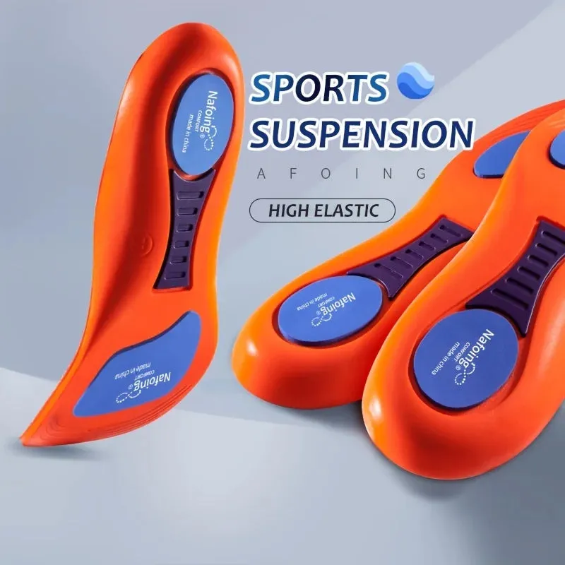 1 Pair Breathable Deodorant Sports Insoles – Shock-Absorbing & Running Support
