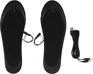 1 Pair Electric Heated Insole, USB Charging Heated Shoe Insole Warm Keeping Lightweight EVA Rechargeable Heated Insoles Winter Foot Warmer for Hunting, Fishing, Camping, 5V