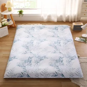 100% Futon Floor Cotton Mattress Cover, Futon Cover Wite Zippered for Japanese Futon Floor Mattress Super Soft and Machine Washable Twin Full Queen(B,Twin Size: 39.3" x78.7)
