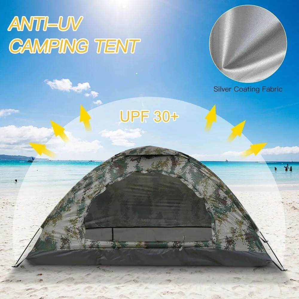 10'x30' Lightweight Waterproof Dome Tent for 2-3 People