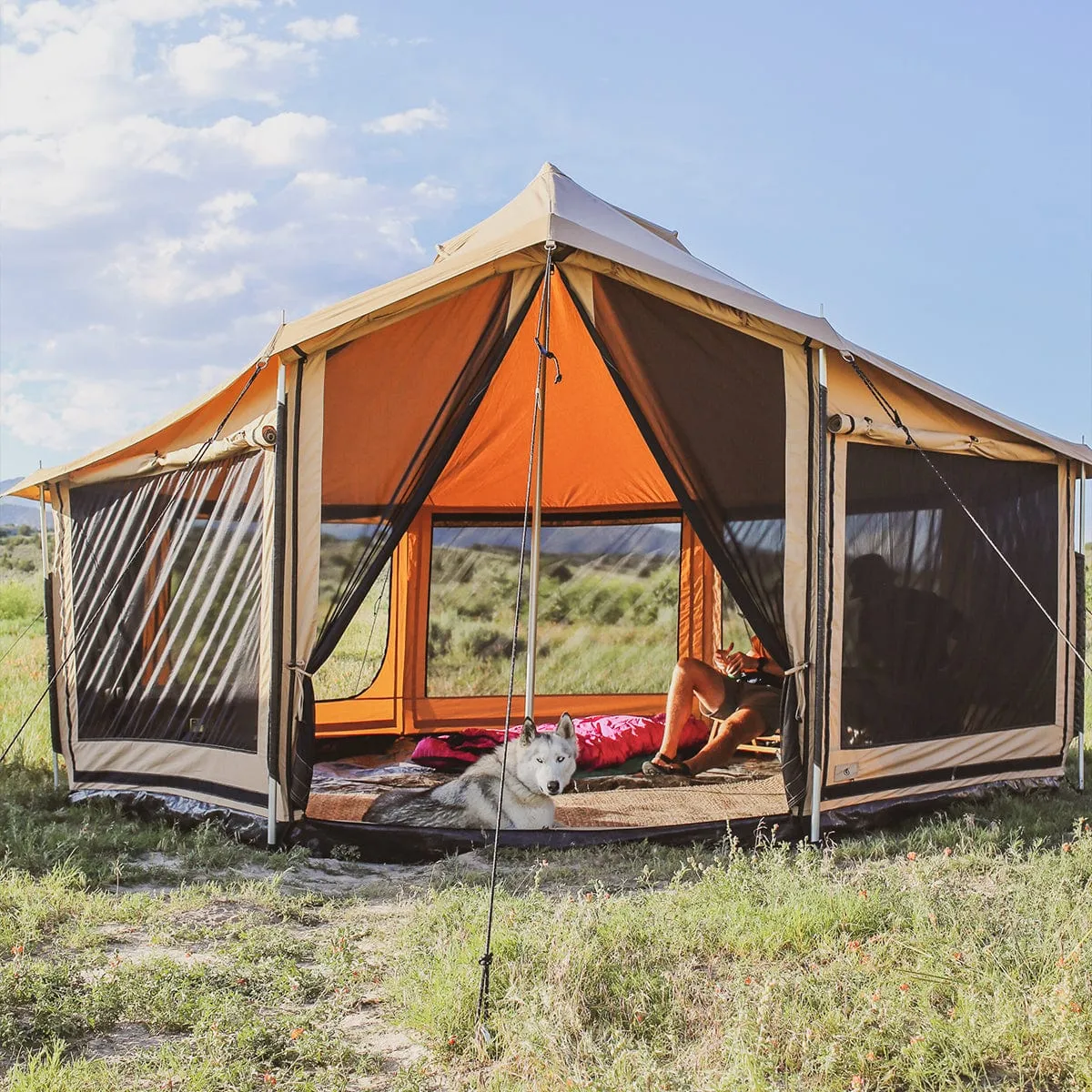 14' Altimus | Canvas Bell Tent | White Duck Outdoors