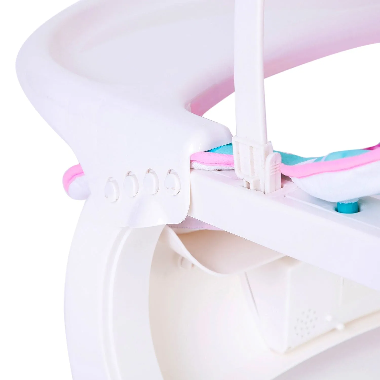 2 In 1 Rocker Cum Feeding Chair 20 Kg Pink