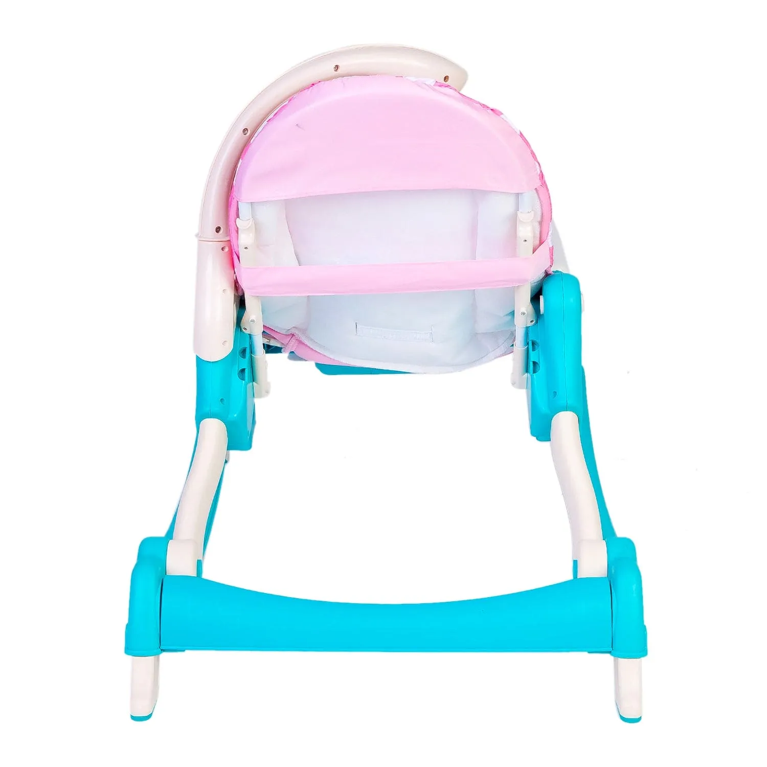 2 In 1 Rocker Cum Feeding Chair 20 Kg Polka Dot Pink