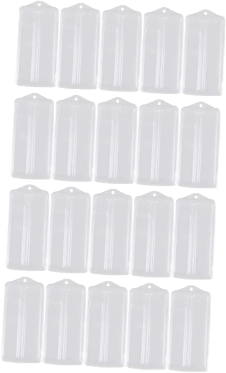 20pcs Watch Strap Storage Box Practical Transparent Case for Home Travel Design Simple Elegant Organizer for Watch Bands