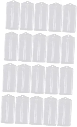 20pcs Watch Strap Storage Box Practical Transparent Case for Home Travel Design Simple Elegant Organizer for Watch Bands