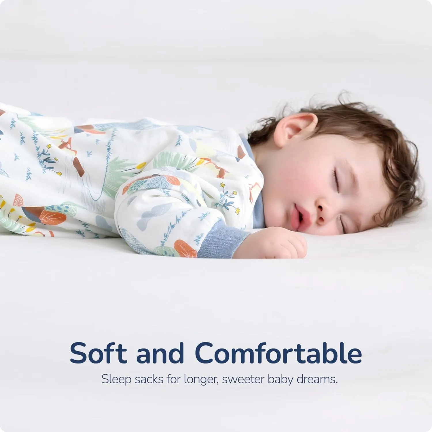 2.5 TOG Baby Sleep Sack for Winter 6-12 Months - Super Warm Quilted Wearable Blanket with Removable Sleeves, Two-Way Zipper for Easy Diaper Changes, Soft & Cozy Infant Sleeping Bag