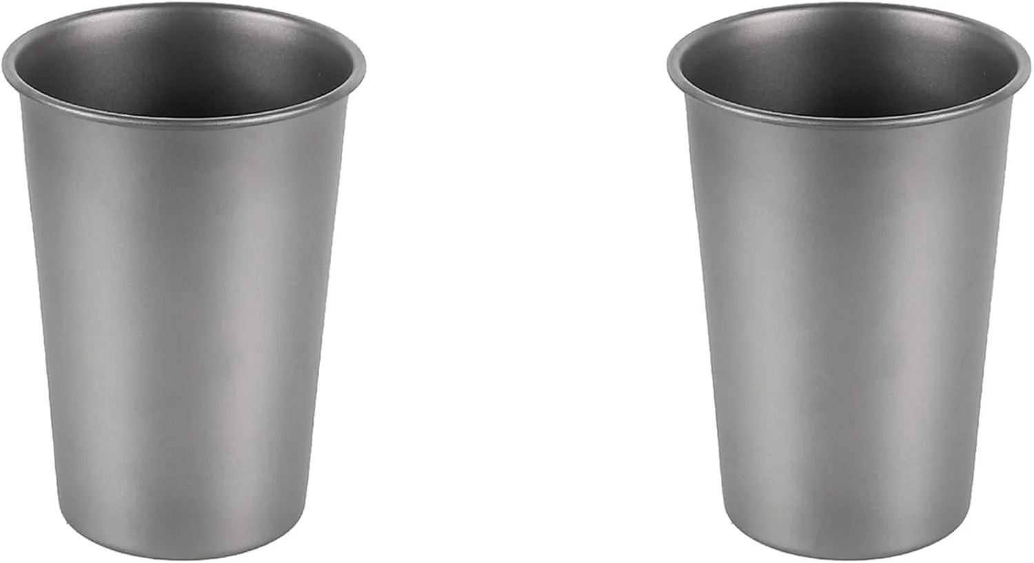 2X Camping Titanium Beer Mug Cup Tourist Tableware Picnic Outdoor Kitchen Equipment Travel Cooking Cookware Hiking 500Ml