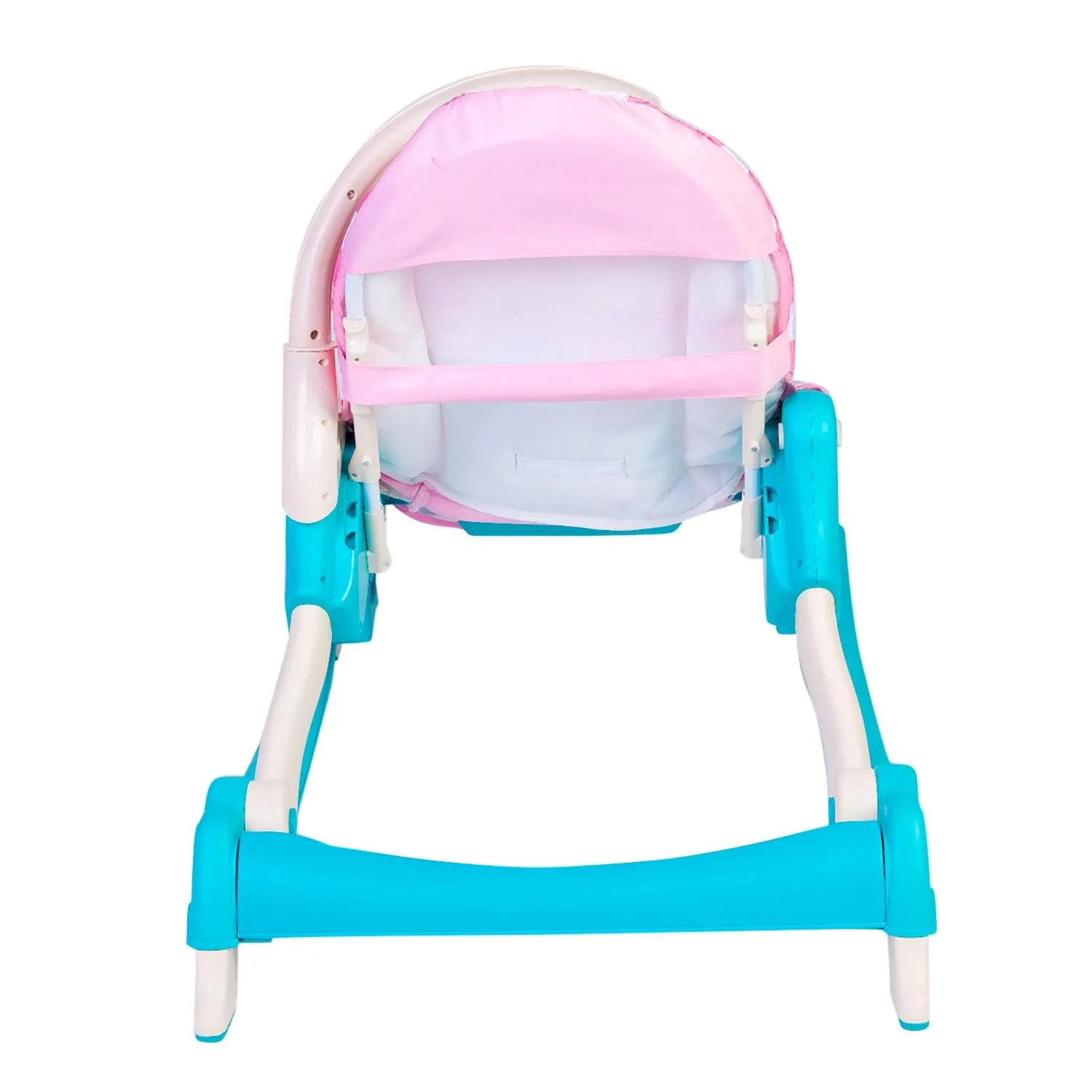3 Adjustable Level Backrest Musical Baby Rocking Chair Pink Polka Dot