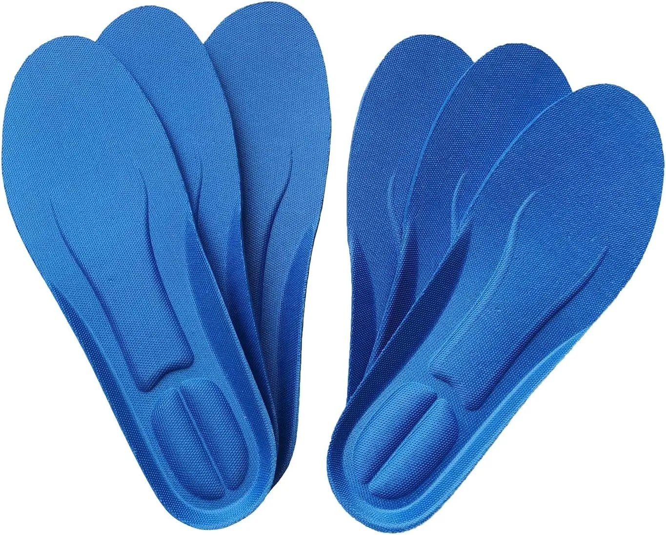 3 Pairs Shoe Insoles Men Women, Memory Foam Insoles, Replacement Insoles for Work Boots Sneakers Running Shoes, Cushion Shock Absorbing, Comfort Breathable Inner Soles (Women 10-12 / Men 9-11)