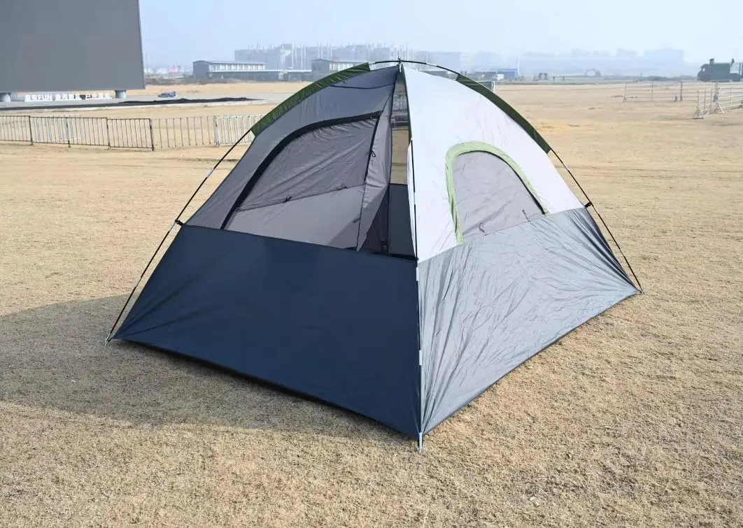 4 - Person Camping Tent, Spacious Dome Tent with Easy Setup, Waterproof & Ventilated for Family Outdoor Adventures