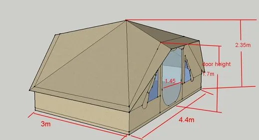 4.4m Away Canvas x - ™ High-precision Heavy reduction Van Drive 3m Roamer DubPod Camper Awning