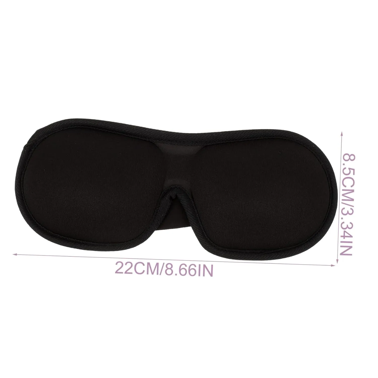 4sets Portable Eye Mask Sleep Eye Mask 3d Blindfold Design for Blocking Out Light Perfect for Nighttime Naps and Travel 2pcs*4