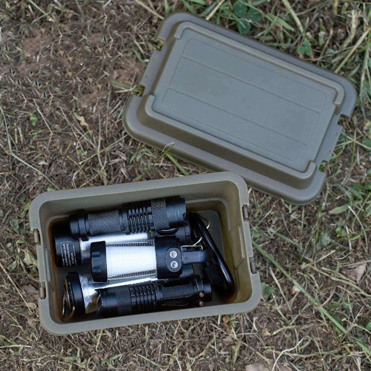 7pcs Portable Spice Bottle Set Travel BBQ Camping Storage Container Organizer