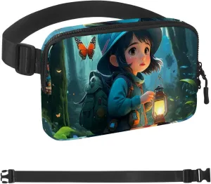 Adventure Girl-47 Belt Bag for Men and Women Fanny Pack,Belt Bag with Adjustable Strap,Fashion Crossbody Everywhere Belt Bag for Travel Outdoors Running Hiking