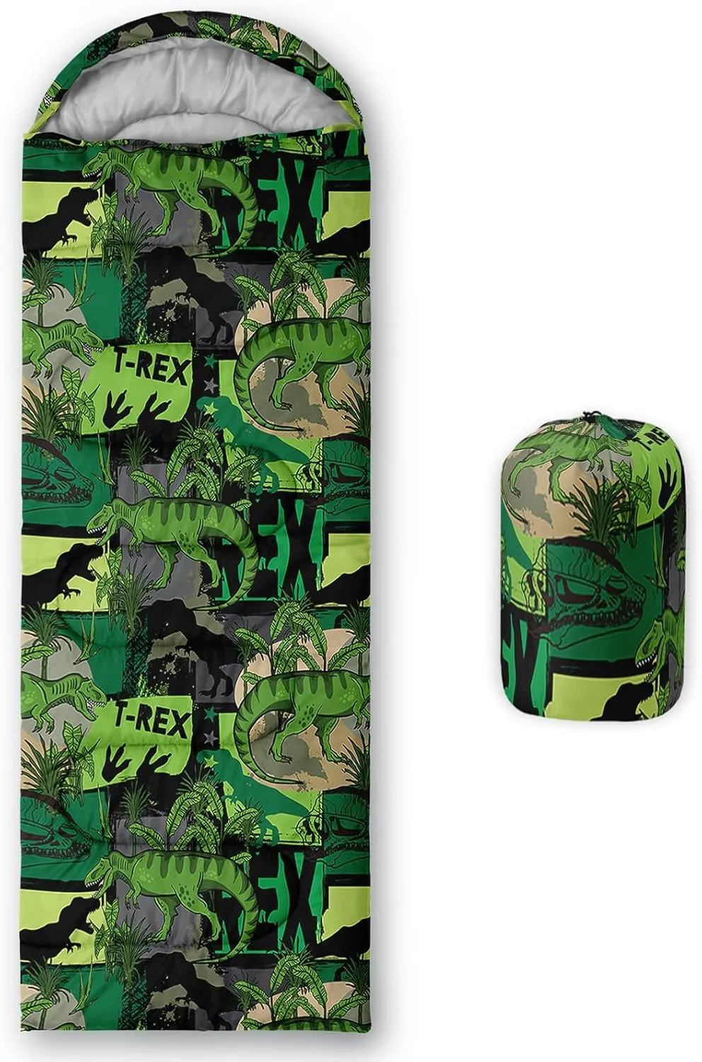 AILONEN Cartoon Cat Sleeping Bag for Boys Kids Teens,Warm and Cool Weather,Lightweight,Waterproof Backpacking,Cute Cat Kitten Star Print Sleeping Bag for Camping
