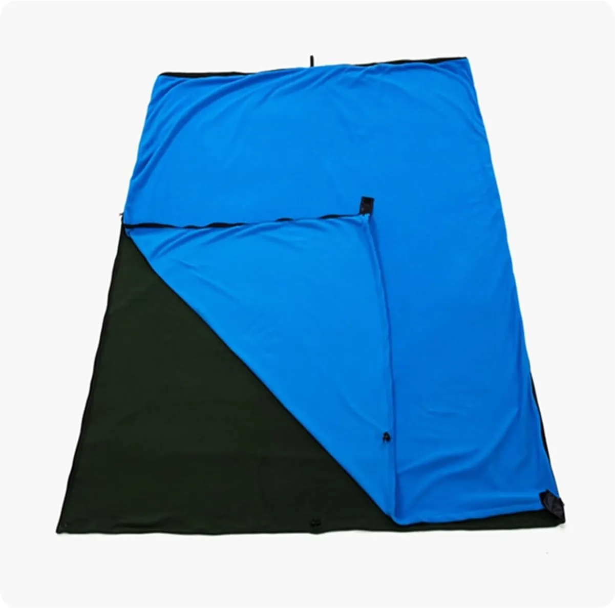 AISHANBAIHUODIAN Portable Ultra-Light Polar Fleece Sleeping Bag Outdoor Camping Tent Bed Travel Warm Sleeping Bag Liner Camping Sport Fit for Accessories(Claret)