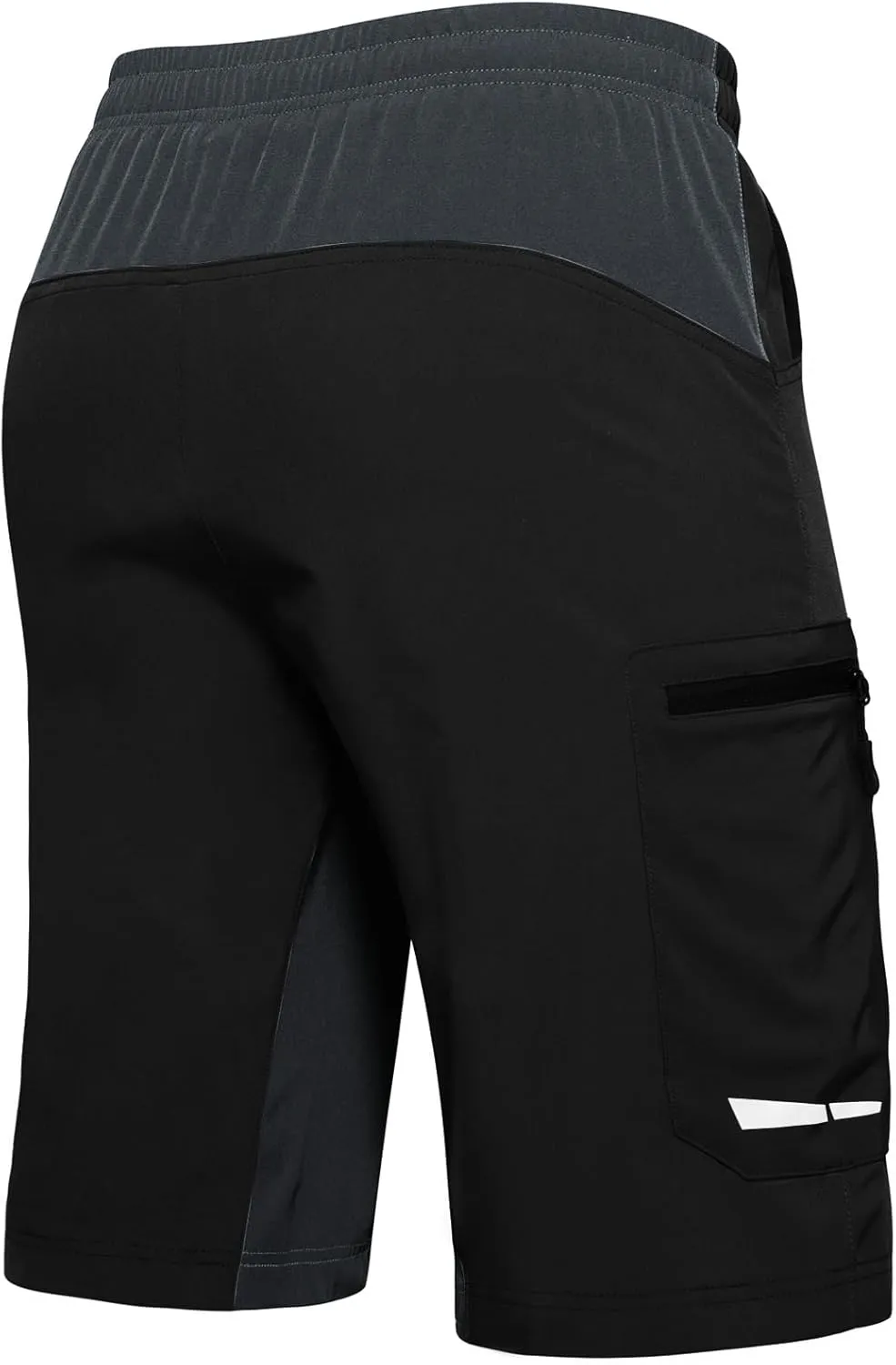 Ally Men's Mountain Bike Shorts 4D Padded Lightweight Loose-fit with Zipper Pockets for Biking Cycling Bicycle Riding Biker