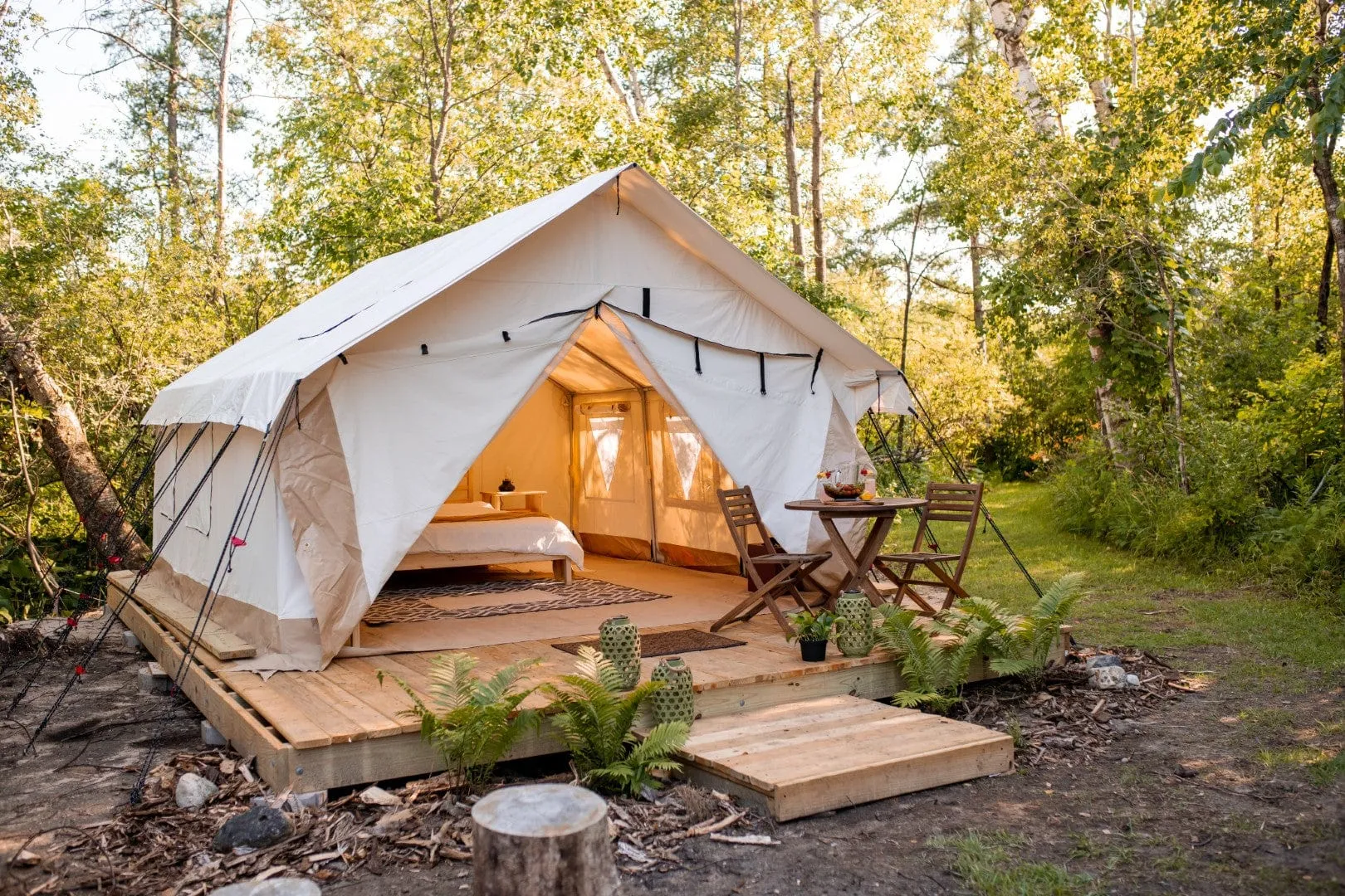 Alpha | Canvas Wall Tent | White Duck Outdoors