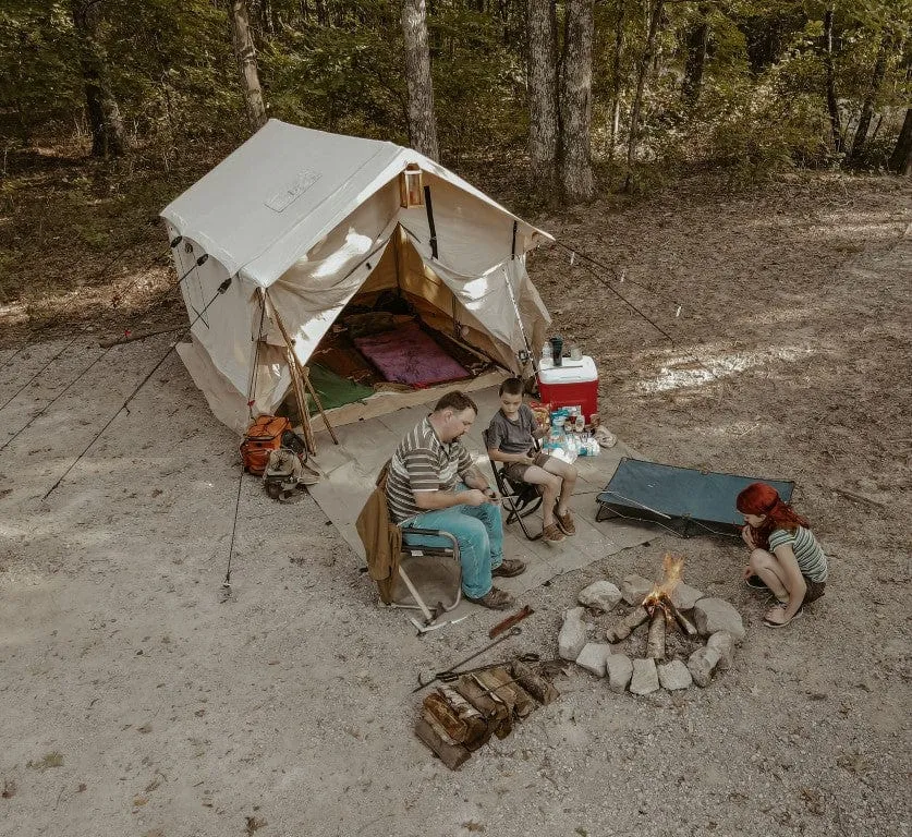Alpha | Canvas Wall Tent | White Duck Outdoors
