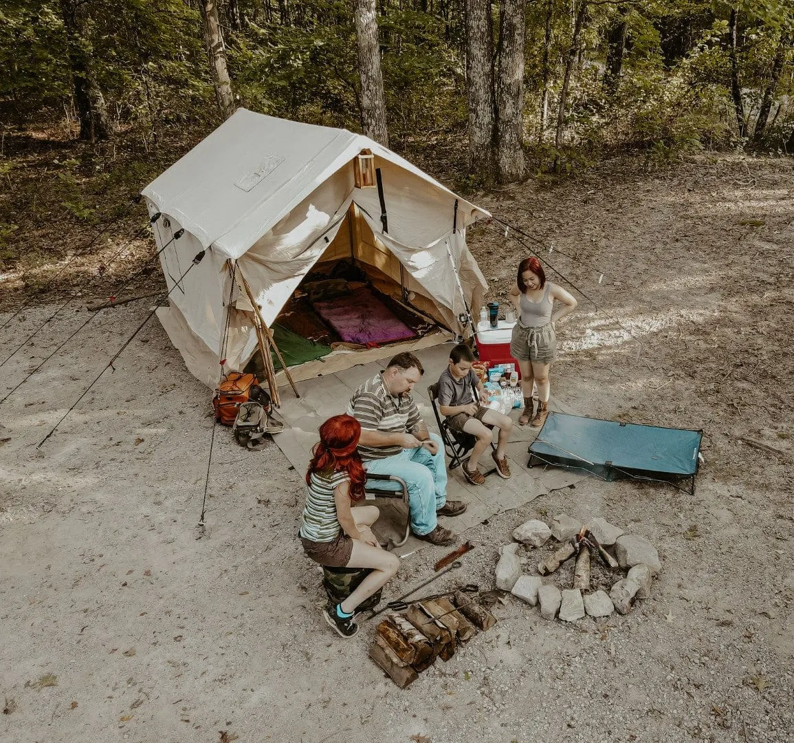 Alpha | Canvas Wall Tent | White Duck Outdoors
