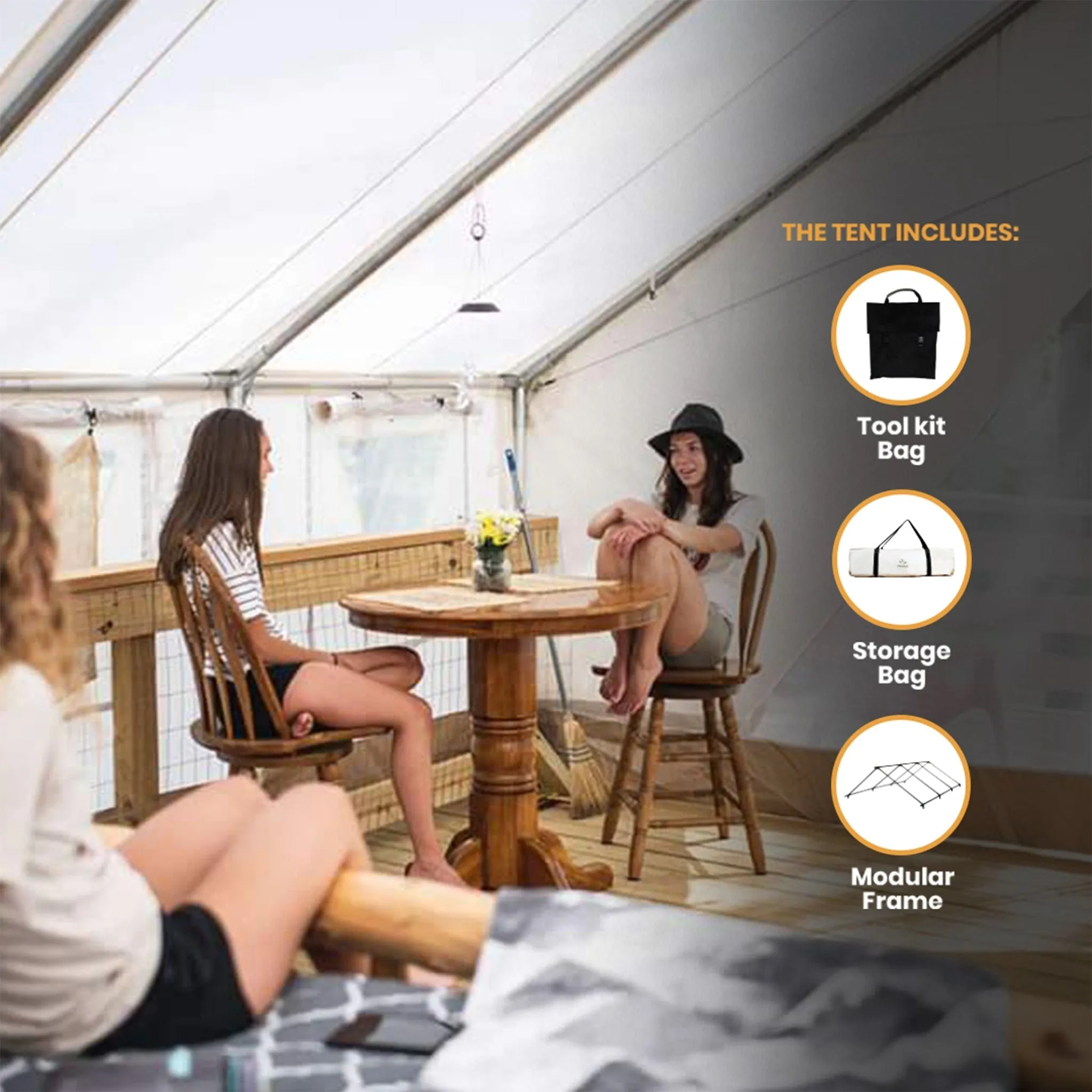 Alpha | Canvas Wall Tent | White Duck Outdoors