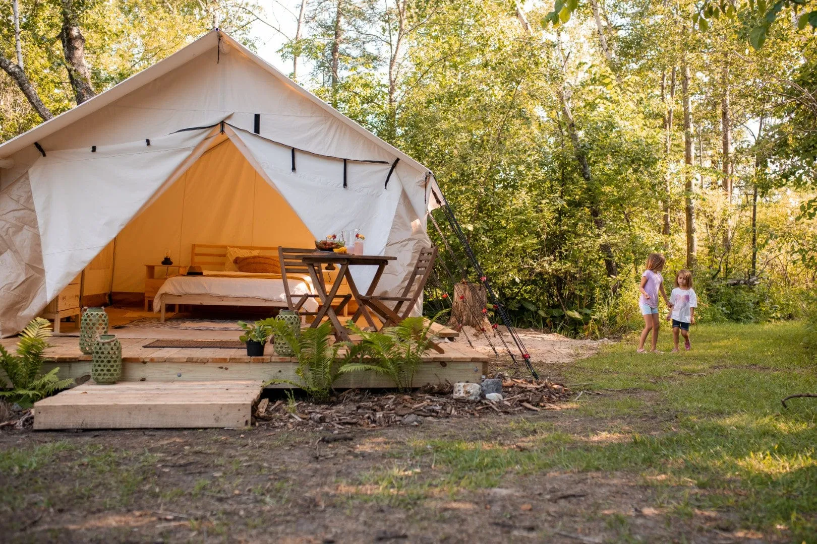 Alpha | Canvas Wall Tent | White Duck Outdoors