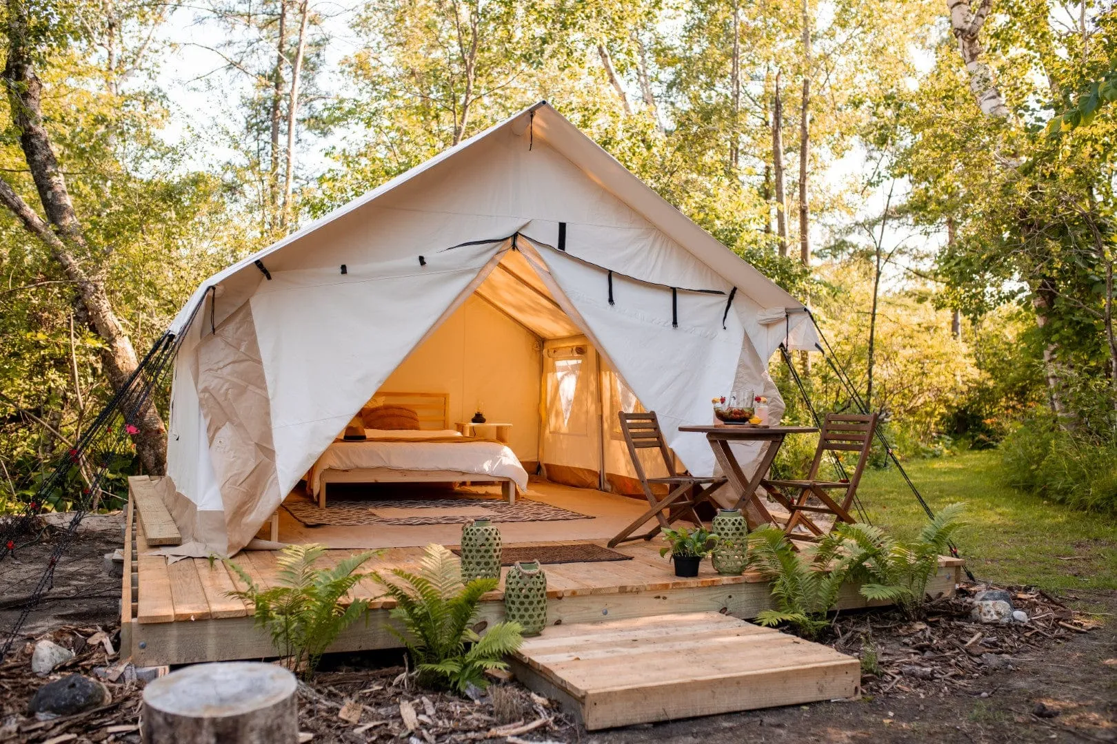 Alpha | Canvas Wall Tent | White Duck Outdoors