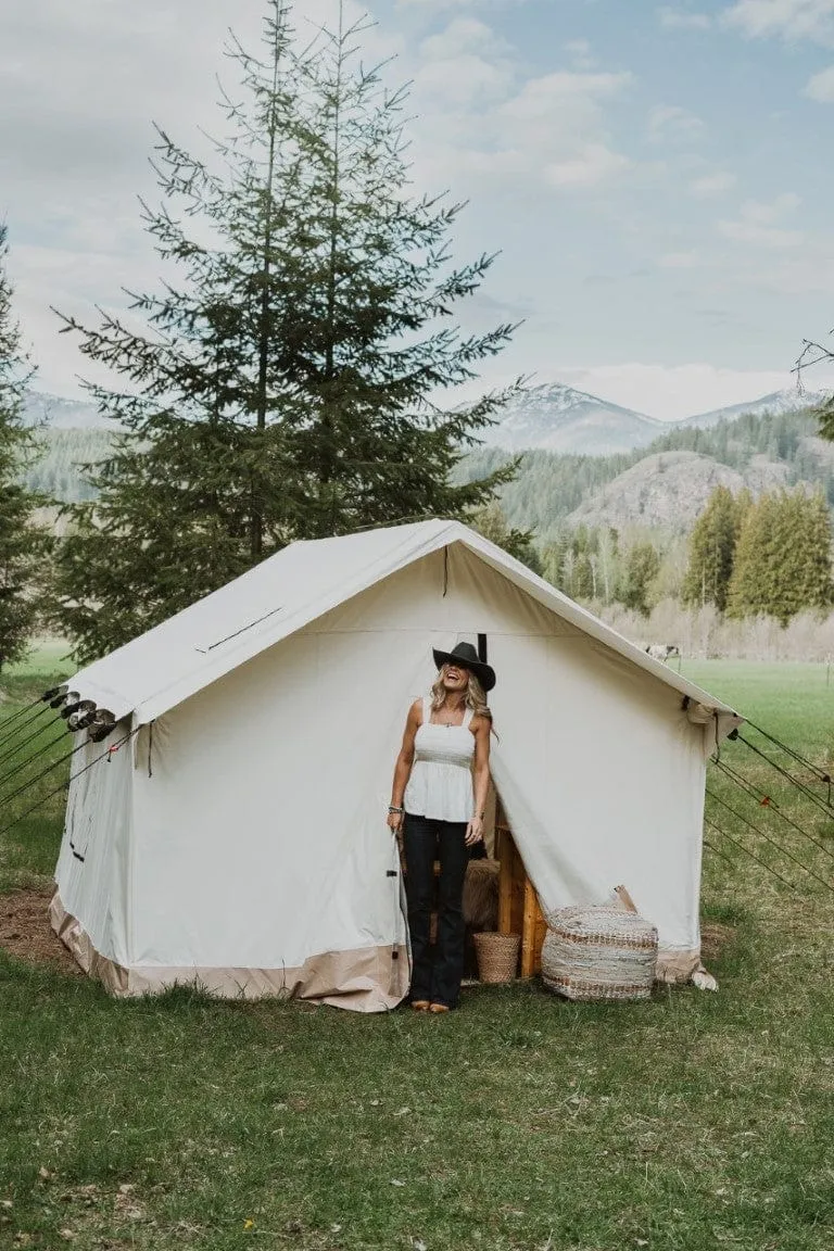 Alpha | Canvas Wall Tent | White Duck Outdoors