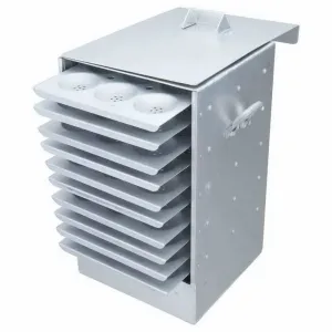 Aluminium Commercial Big Size Idli Gas Steamer, 120 Pieces Idli Maker, 10 Trays, Heavy Duty, Regular Size Idli