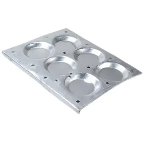 Aluminum Large Size Thatte Idli Tray, 6 Idli's, Cooking Racks, 17" x 12.5"