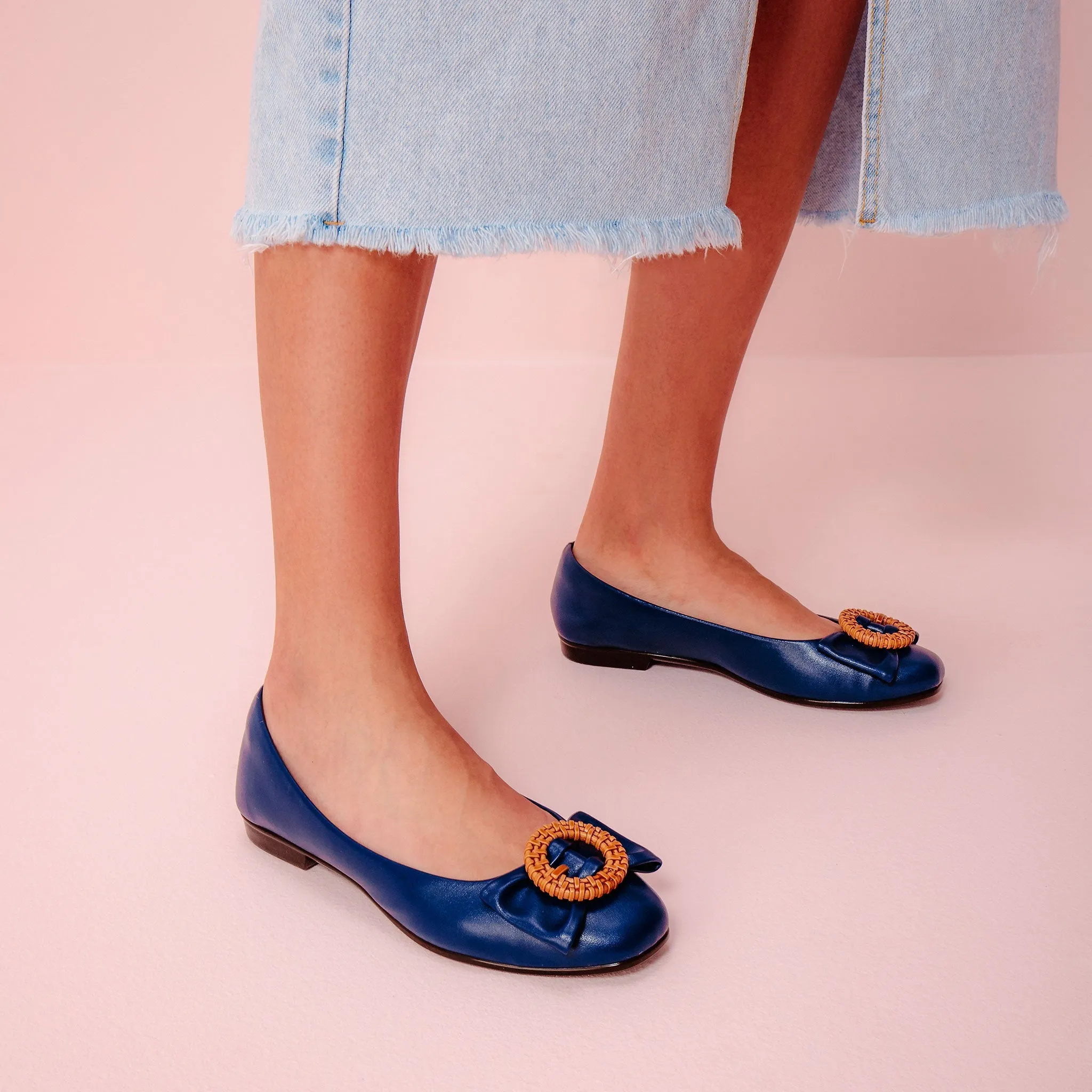 Ana Indigo Ballet Flats