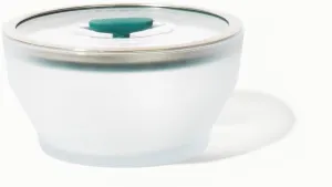 Anyday 8-Cup Microwave Cookware & Glass Container with Glass Lid, Plastic-Free Deep Food Storage | Stackable Airtight Steamer with Vented Lid for Microwave-Safe Reheating, Steaming Vegetables & Rice