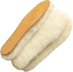 Australian Sheepskin Insoles,Thick and Warm Wool Insole,Women Men Replacement Insole (12 M US Men)