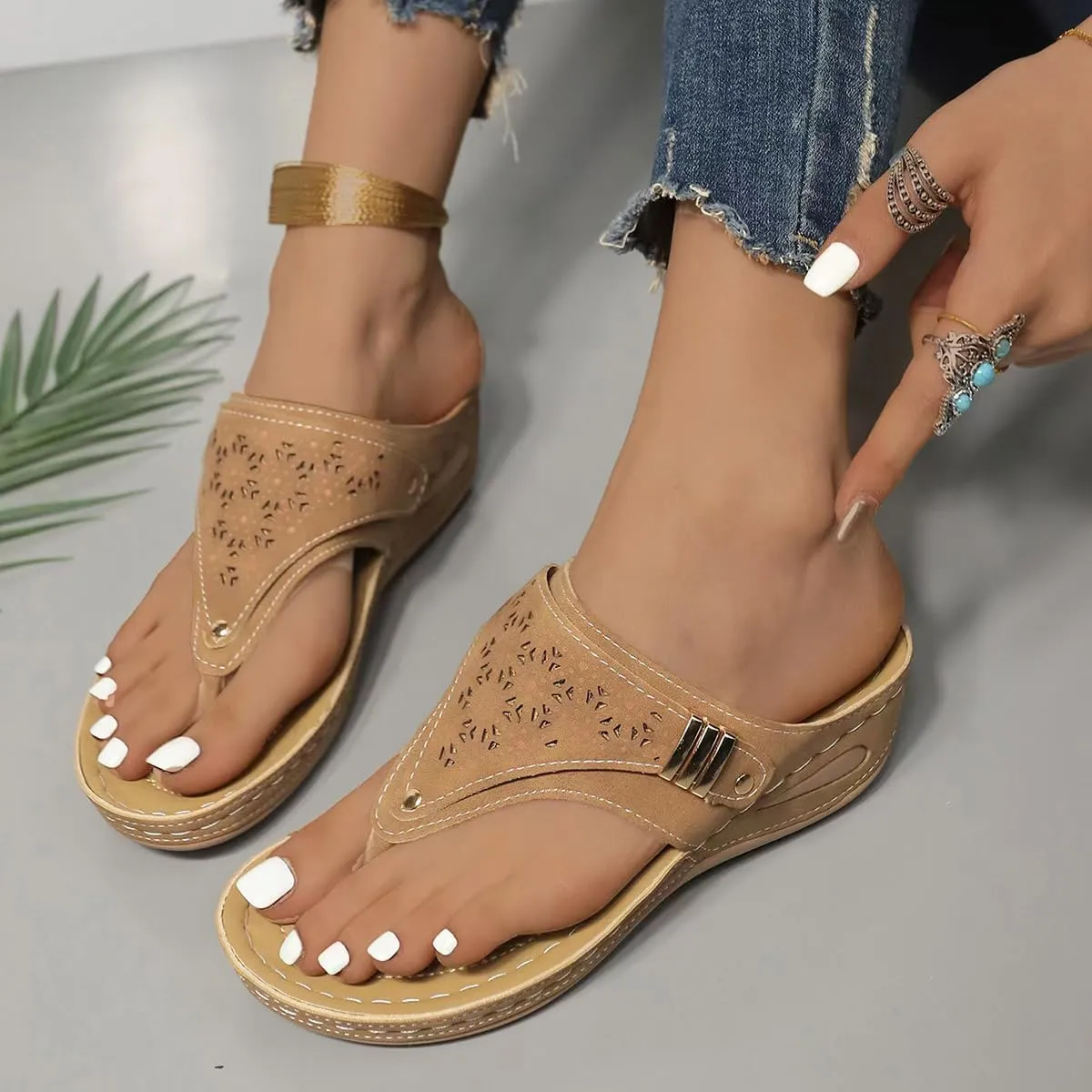 Avylays Orthopedic Sandals for Women, Avy Lace Arch Support Slippers, Breathable Mesh Sports Sandals with Non-Slip Sole