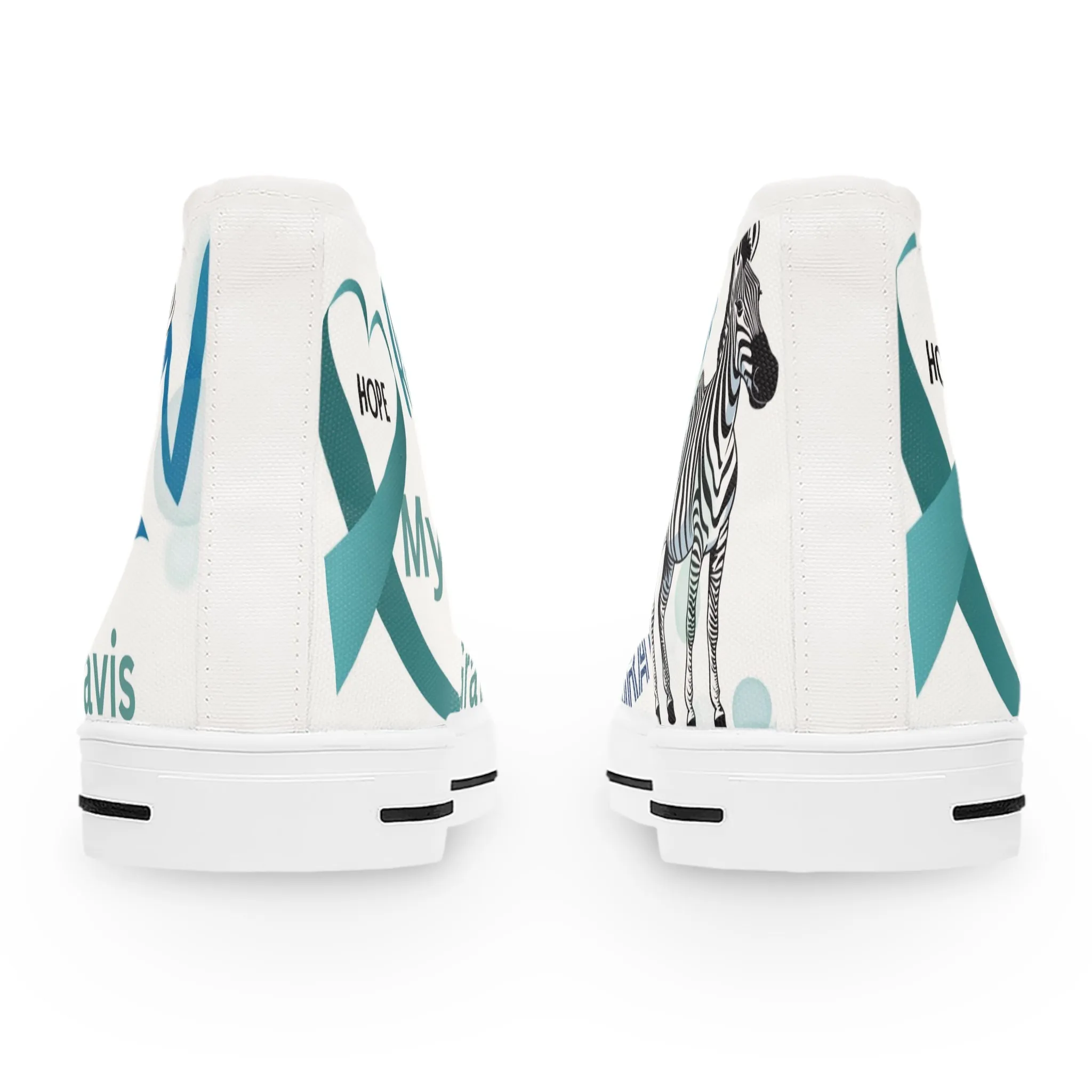 Awareness for Myasthenia Gravis Women's High Top Sneakers