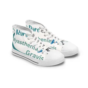 Awareness for Myasthenia Gravis Women's High Top Sneakers