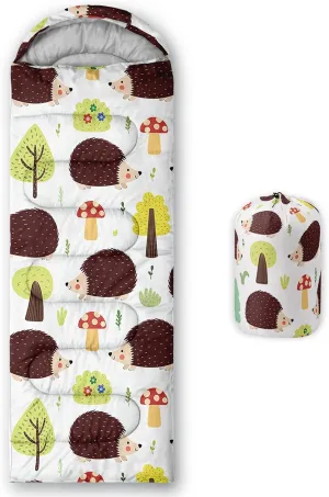 Axolotl Animals Elephant Wild Lion Sleeping Bag for Adults Teens Kids with Compression Sack Portable and Lightweight for 3-4 Season Camping,Hiking,Waterproof and Outdoor Activities are Acceptable