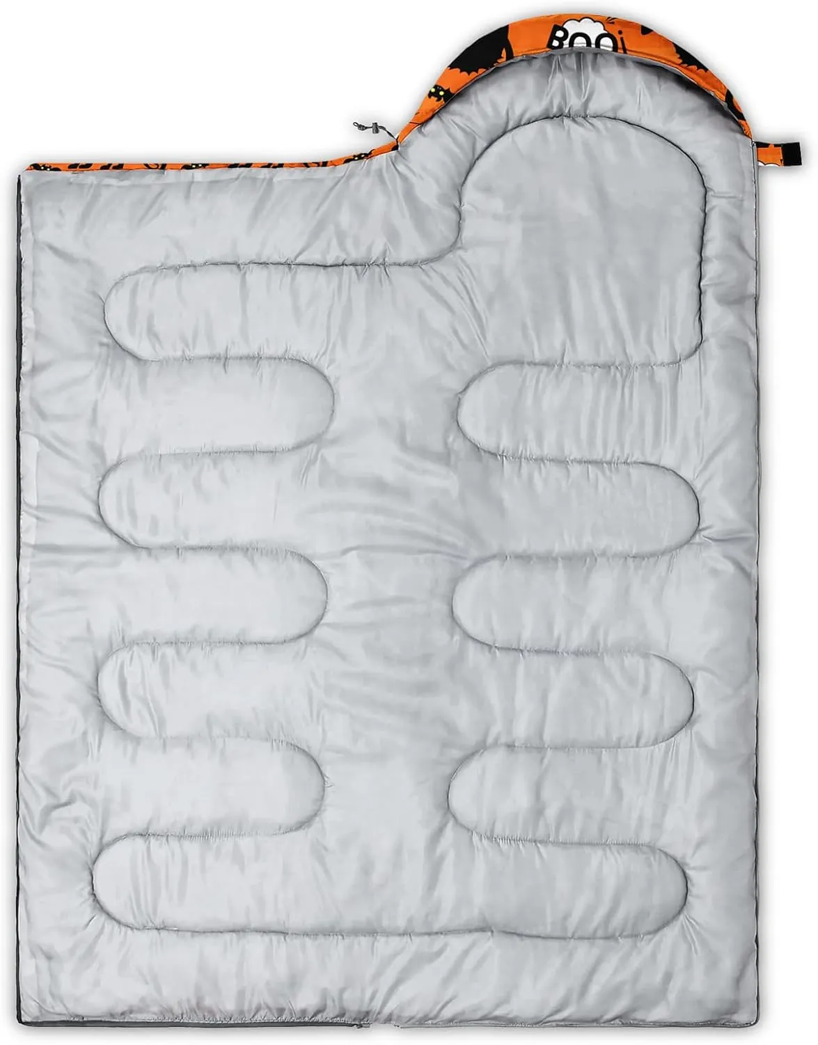 Axolotl Black Cats Sleeping Bag for Kids Boys Girls–Lightweight Warm Cold Weather Sleeping Bags,Waterproof Portable Sleeping Bag for Camping,Backpacking Camping Sleeping Bag,Kids Sleeping Bags,Orange