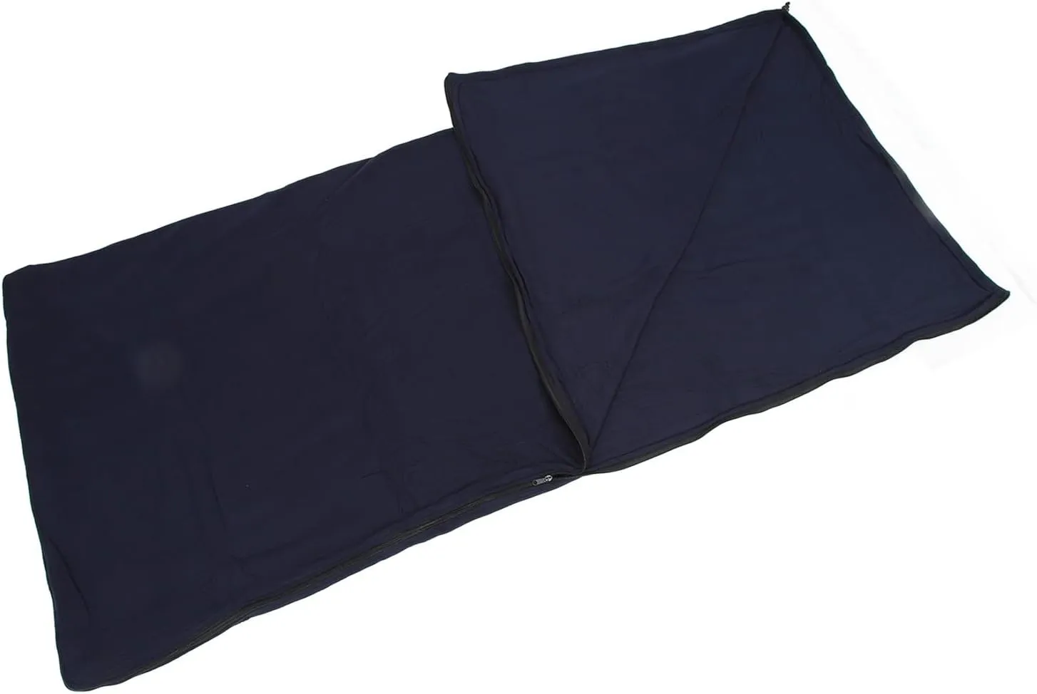 AYNEFY Mountaineering Camping Camping Sleeping Bags, Zipper Camping Blanket Multifunctional Easy to Clean Soft Touch for Camping Fleece Sleeping Bag Liner, Thickened Mountaineering