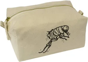 Azeeda 'Flea' Canvas Wash Bag/Makeup Case (CS00030184)