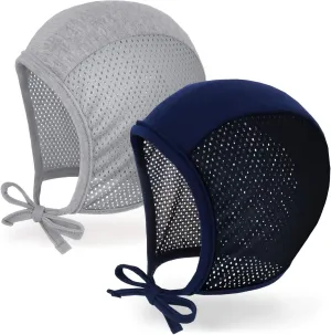 Baby Hat Bonnet Summer Mesh Soft Toddler Boys Girls Fashion Pilot Cap Baby Hat Infant Beanie, 6m 12m 18m