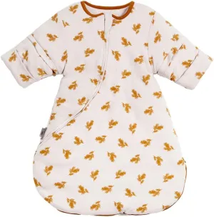 Baby Sleep Bag Wearable Blanket Sleep Sack with Detachable Sleeves 2.5tog Unisex Baby Sleeping Sack With 2-Way Zipper