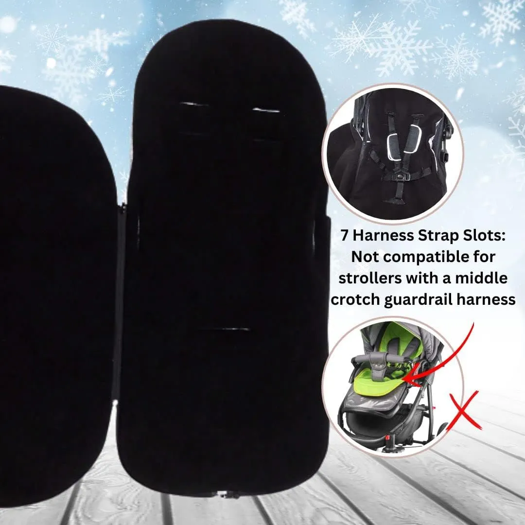 Baby Stroller Sleeping Bag | Universal Sleepsack for Fall/Winter | Warm Footmuff for Toddlers/Infants | Waterproof Stroller Cover