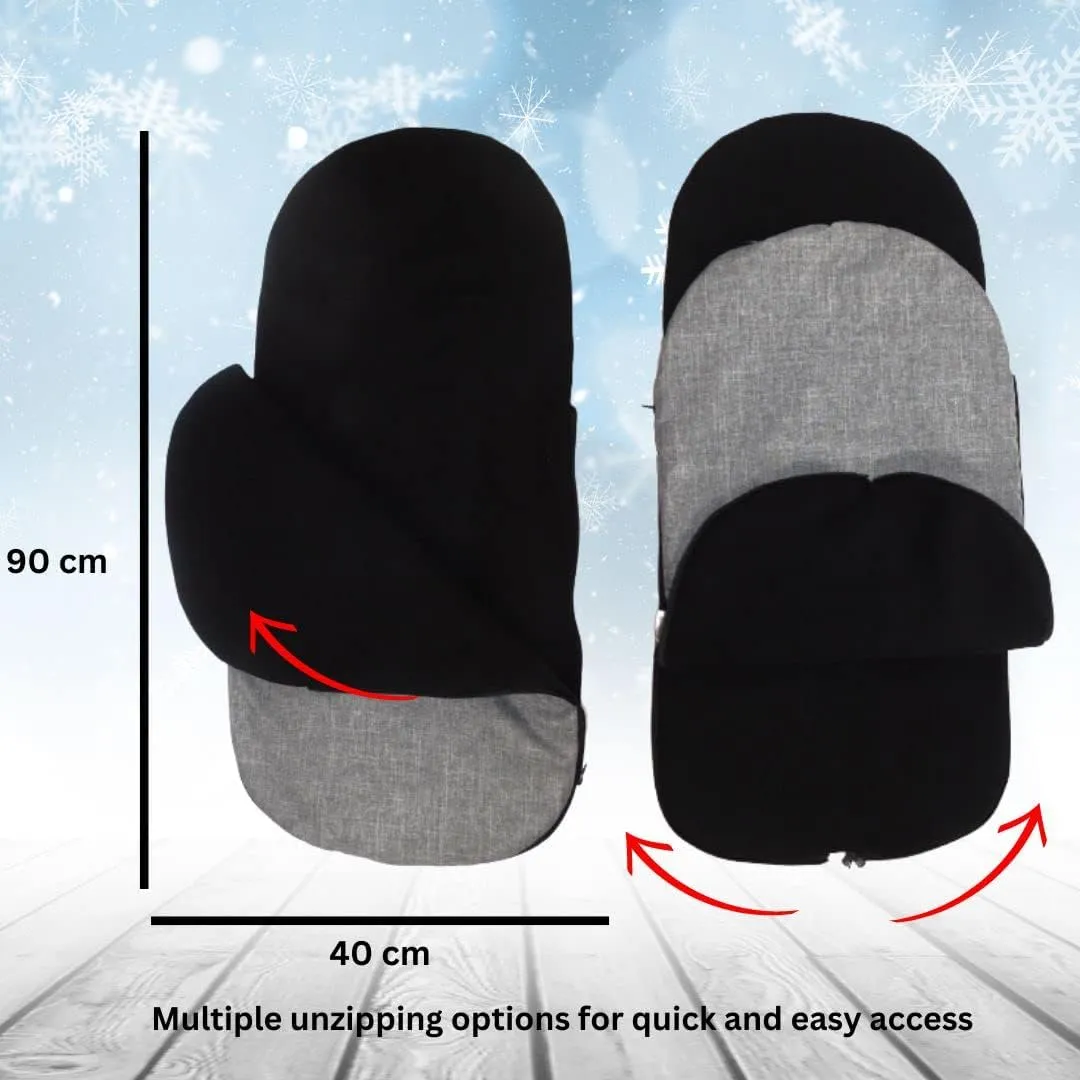 Baby Stroller Sleeping Bag | Universal Sleepsack for Fall/Winter | Warm Footmuff for Toddlers/Infants | Waterproof Stroller Cover