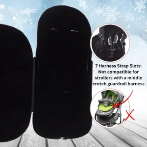 Baby Stroller Sleeping Bag | Universal Sleepsack for Fall/Winter | Warm Footmuff for Toddlers/Infants | Waterproof Stroller Cover