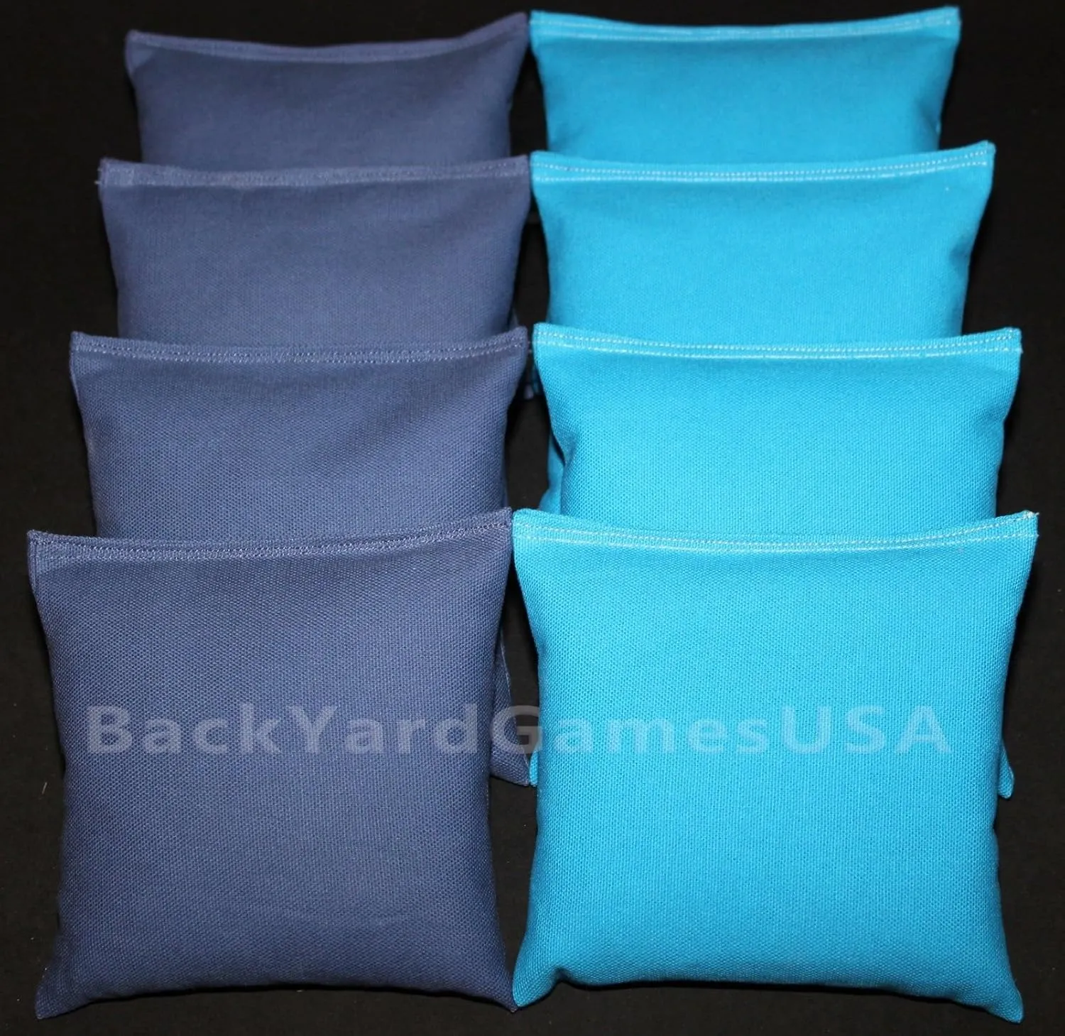 BackYardGamesUSA 8 All Weather Waterproof Cornhole Bags Pick Your 2 Colors Resin Fill 23