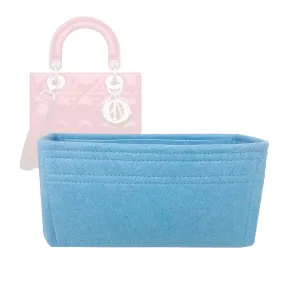 Bag Organizer for Dior Lady Dior New Small - Premium Felt Purse Handbag Insert Liner Shaper (Handmade) Soft Structure Support (20 Color Options)