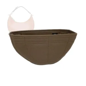 Bag Organizer for Fendi Fendigraphy Small Bag - Premium Felt Purse Handbag Insert Liner Shaper (Handmade) Soft Structure Support