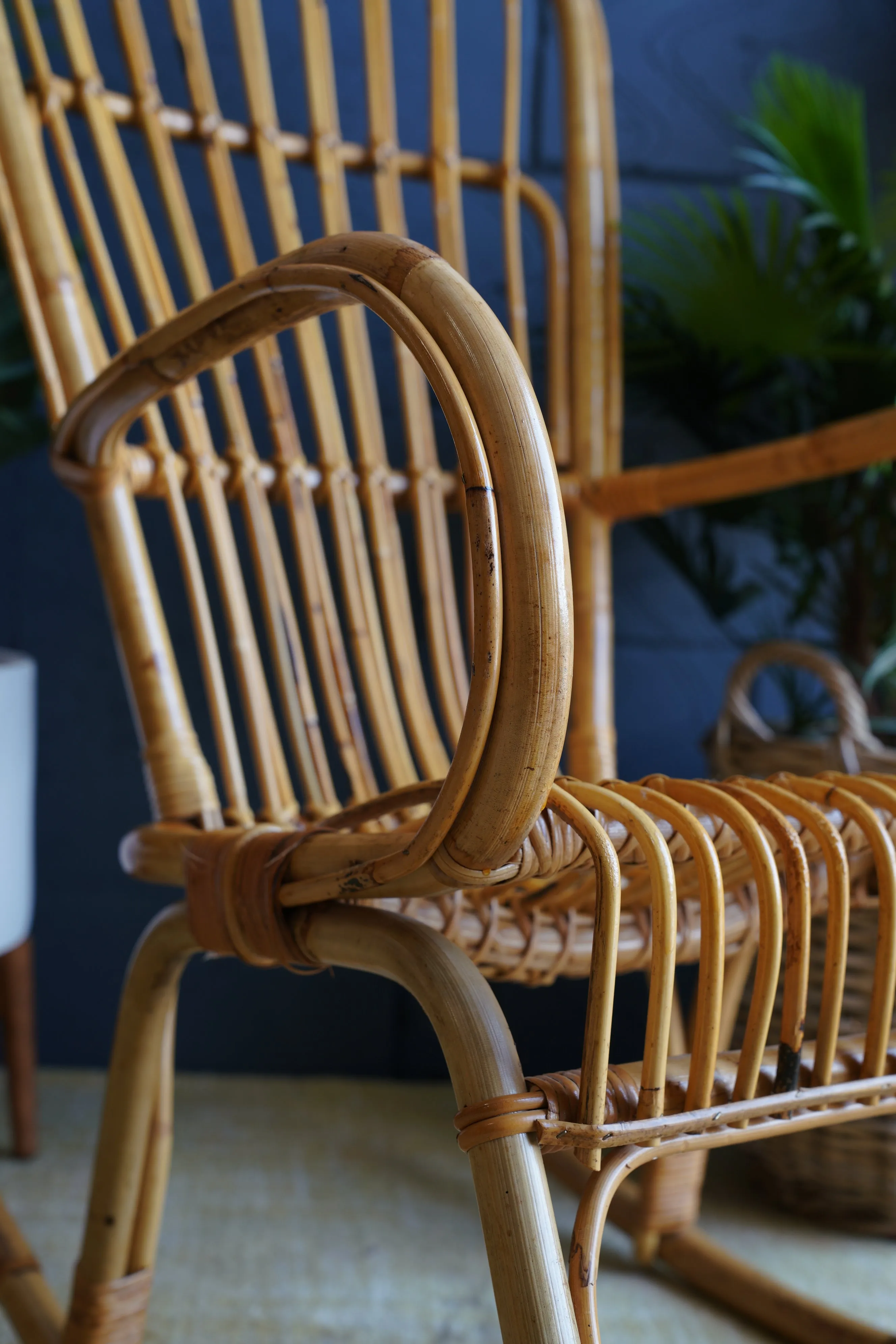 Bamboo rocking chair