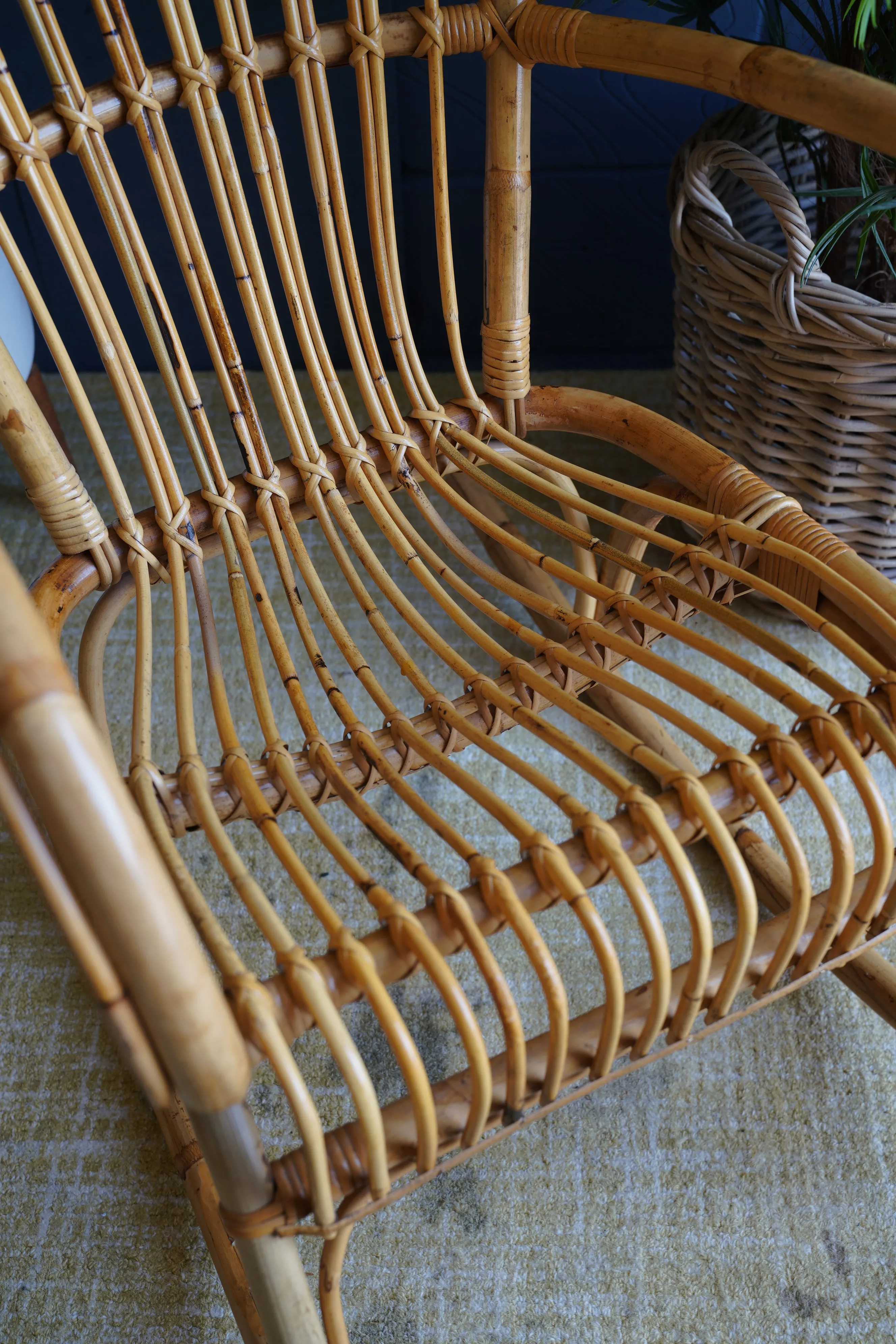 Bamboo rocking chair